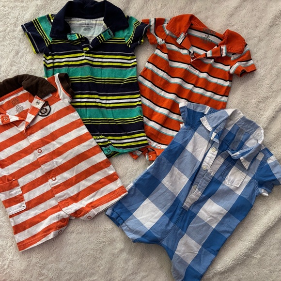 8 Assorted Baby Rompers Set - Picture 6 of 8